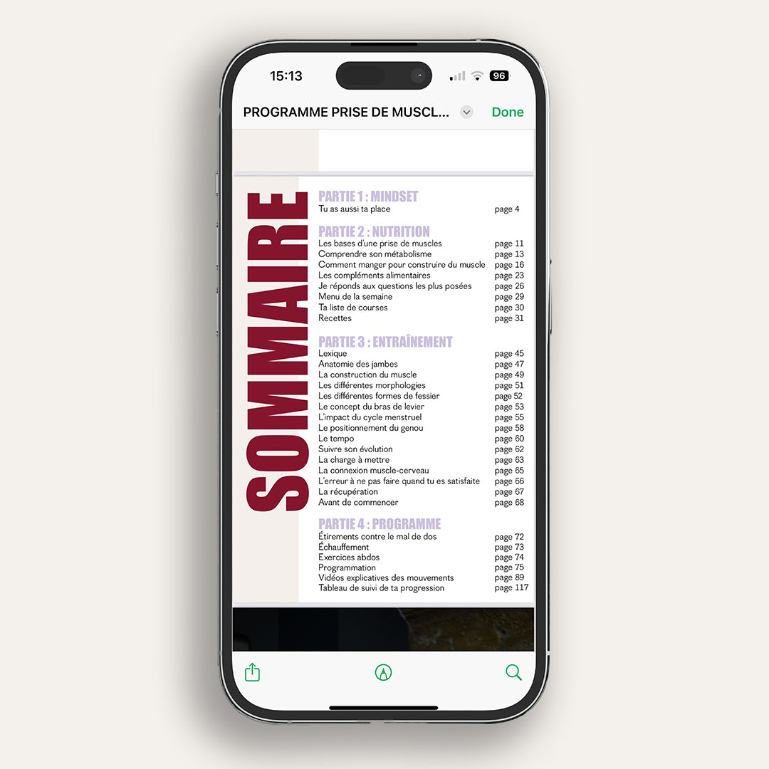 PROGRAMME PRISE DE MUSCLES - Fesses bombées et silhouette sculptée