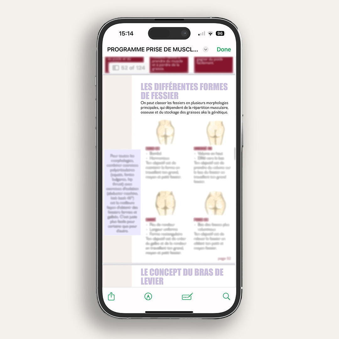 PROGRAMME PRISE DE MUSCLES - Fesses bombées et silhouette sculptée