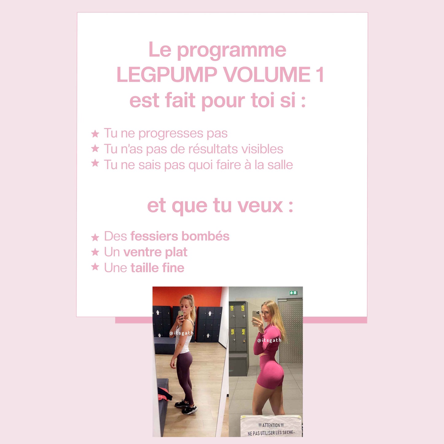 LEGPUMP vol. 1 - Programme fessier