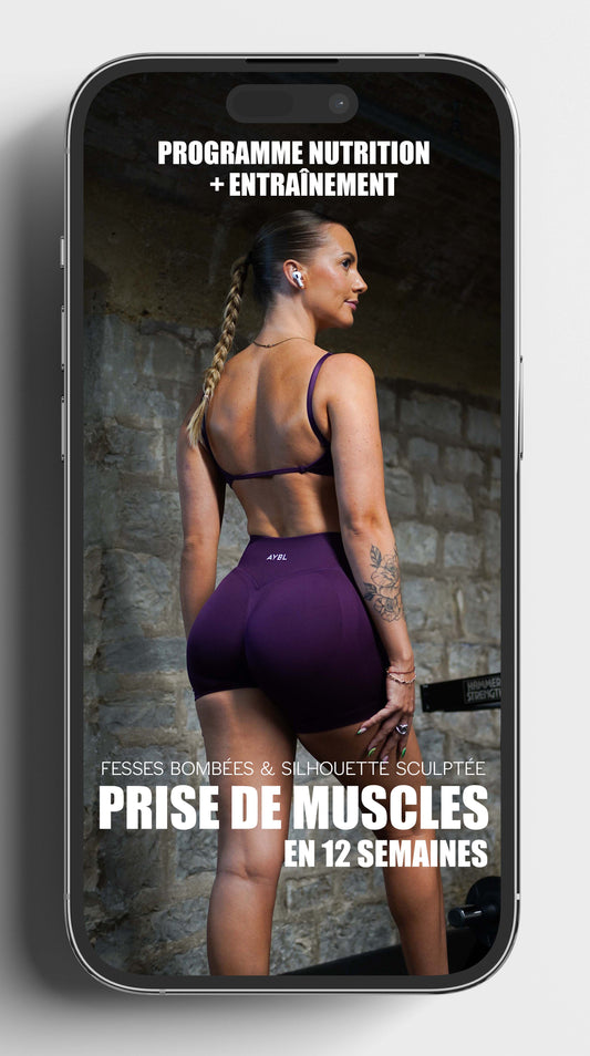 PROGRAMME PRISE DE MUSCLES - Fesses bombées et silhouette sculptée