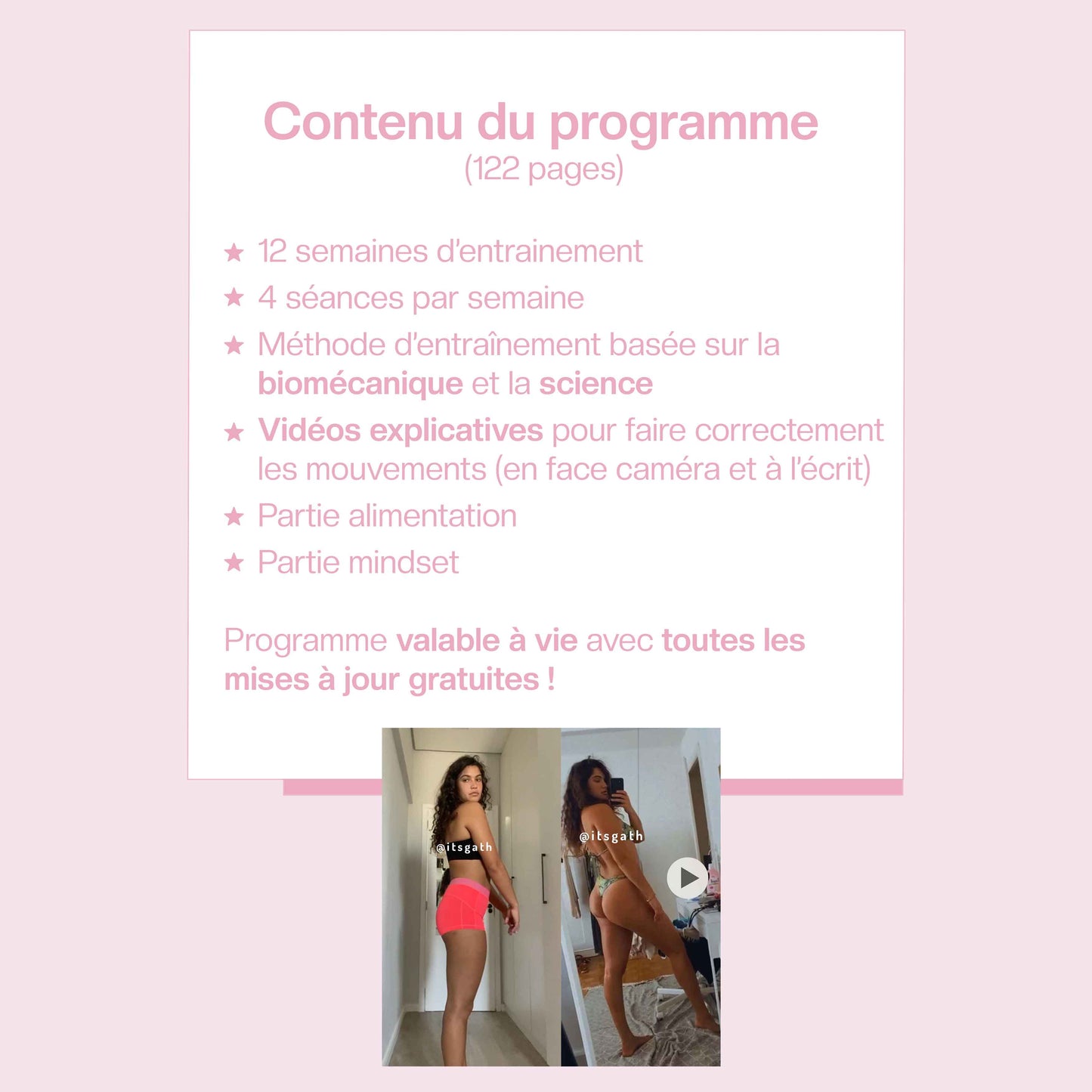 LEGPUMP vol. 1 + SCULPTE - Programme fessier et haut du corps