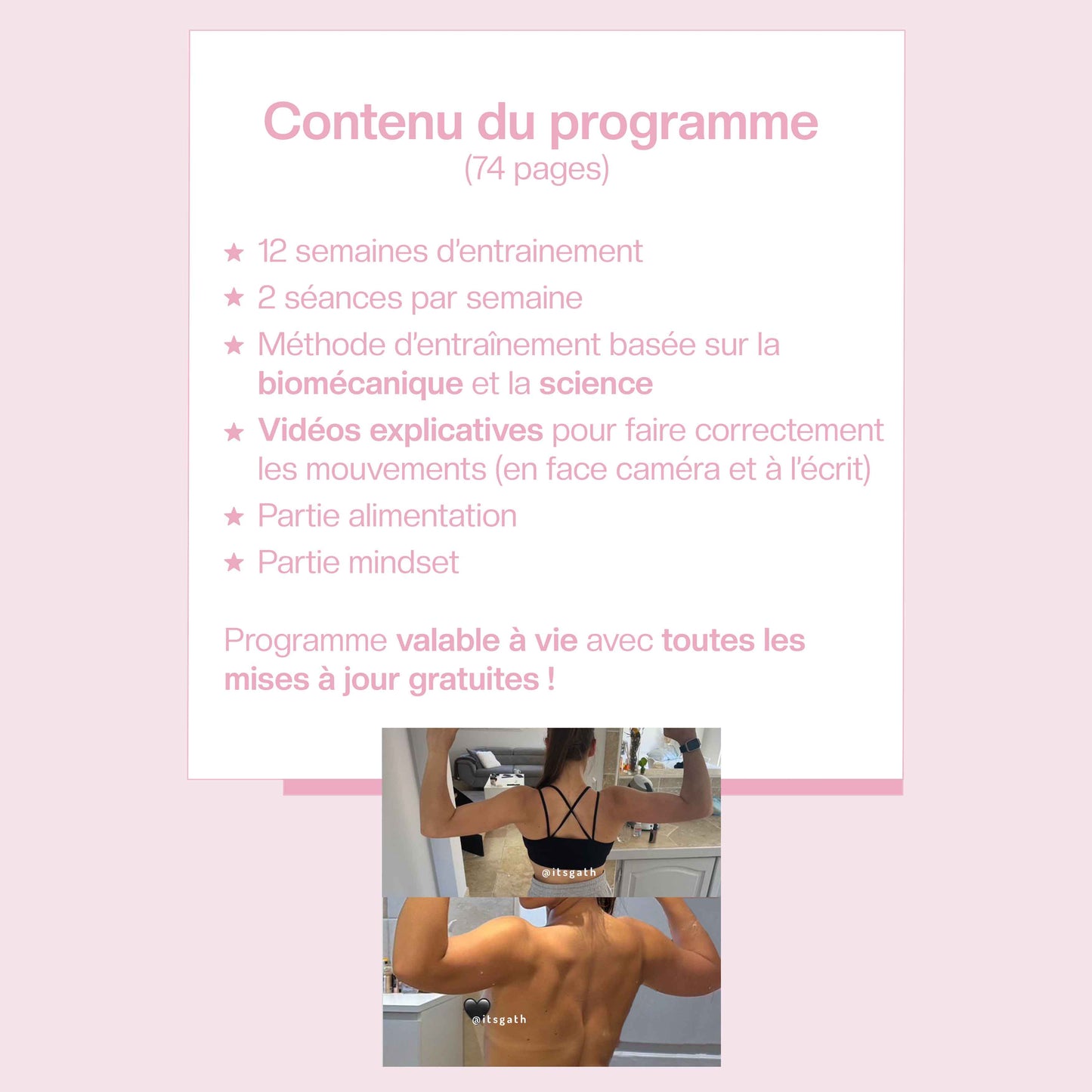 SCULPTE - Programme haut du corps